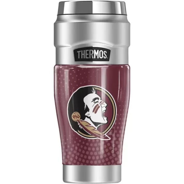 THERMOS FLORIDA STATE UNIVERSITY OFFICIAL Camo STAINLESS KING Stainless Steel Travel Tumbler Vacuum insulated amp Double Wall 16oz16 oz Tumbler RADIAL DOTS