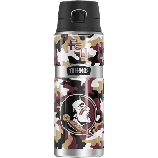 THERMOS FLORIDA STATE UNIVERSITY OFFICIAL Radial Dots STAINLESS KING Stainless Steel Drink Bottle Vacuum insulated amp Double Wall 24oz24 oz Bottle Camo