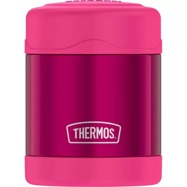 THERMOS FUNTAINER 10 Ounce Stainless Steel Vacuum Insulated Kids Food Jar Pink10 Ounce pink