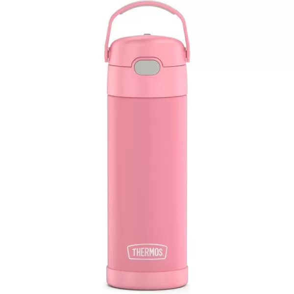 THERMOS FUNTAINER 16 Ounce Stainless Steel Vacuum Insulated Bottle with Wide Spout Lid Looney TunesPink Bottle