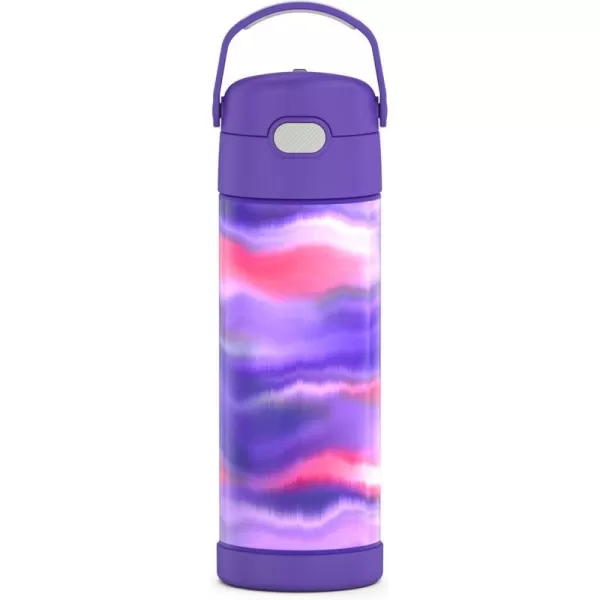 THERMOS FUNTAINER 16 Ounce Stainless Steel Vacuum Insulated Bottle with Wide Spout Lid Looney TunesPurple Mirage Bottle