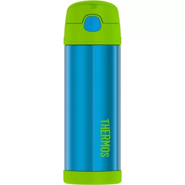 THERMOS FUNTAINER 16 Ounce Stainless Steel Vacuum Insulated Bottle with Wide Spout Lid RosewooodTeal