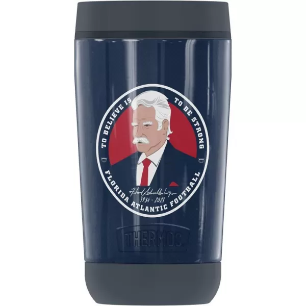 THERMOS Florida Atlantic University OFFICIAL Schnellenberger STAINLESS KING Stainless Steel Travel Tumbler Vacuum insulated amp Double Wall 12oz12 oz Tumbler SCHNELLENBERGER