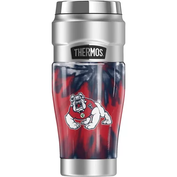 THERMOS Fresno State University OFFICIAL TieDye STAINLESS KING Stainless Steel Travel Tumbler Vacuum insulated amp Double Wall 16oz16 oz Tumbler TIEDYE