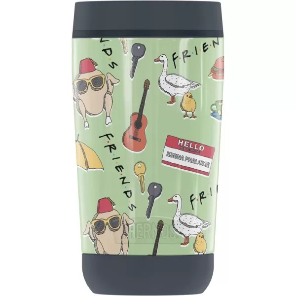 THERMOS Friends Chibi Pattern GUARDIAN COLLECTION Stainless Steel Travel Tumbler Vacuum insulated amp Double Wall 12 oz12 oz Tumbler ICONIC PATTERN