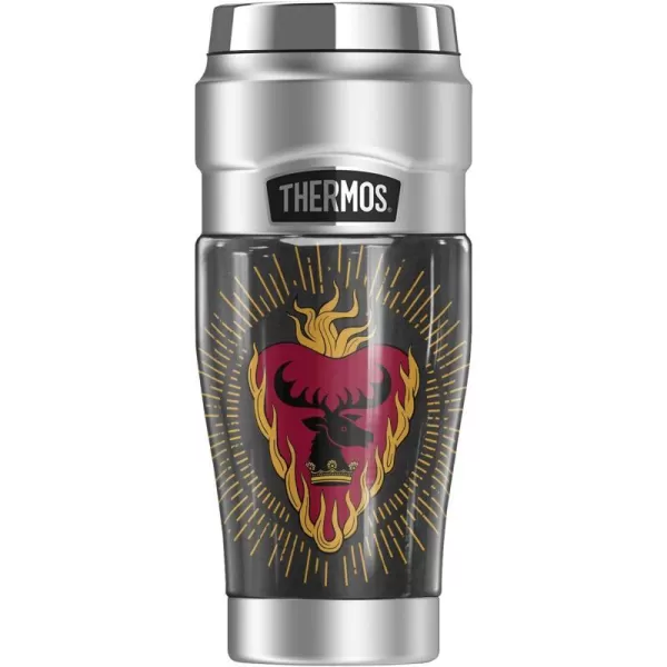 THERMOS Game of Thrones Stannis Baratheon Sigil STAINLESS KING Stainless Steel Travel Tumbler Vacuum insulated amp Double Wall 16oz16 oz Tumbler STANNIS BARATHEON SIGIL