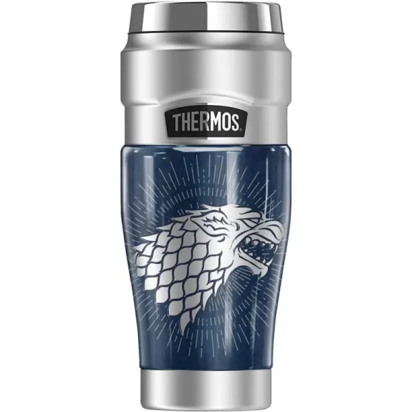 THERMOS Game of Thrones Stannis Baratheon Sigil STAINLESS KING Stainless Steel Travel Tumbler Vacuum insulated amp Double Wall 16oz16 oz Tumbler STARK SIGIL