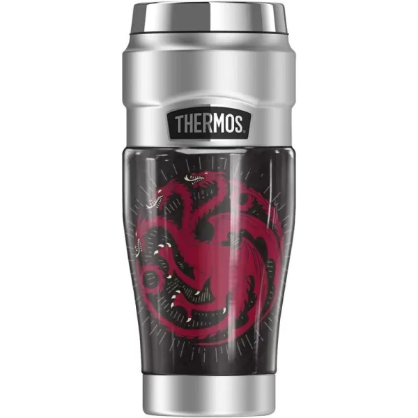 THERMOS Game of Thrones Stannis Baratheon Sigil STAINLESS KING Stainless Steel Travel Tumbler Vacuum insulated amp Double Wall 16oz16 oz Tumbler TARGARYEN SIGIL