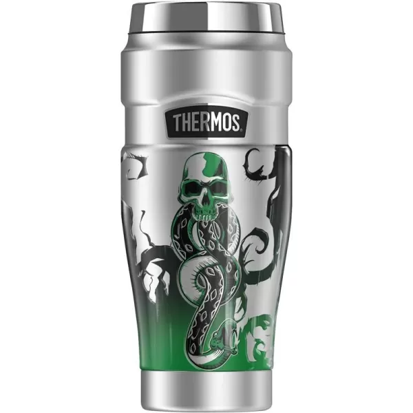 THERMOS Harry Potter Death Eater Mark STAINLESS KING Stainless Steel Travel Tumbler Vacuum insulated amp Double Wall 16ozTHERMOS Harry Potter Death Eater Mark STAINLESS KING Stainless Steel Travel Tumbler Vacuum insulated amp Double Wall 16oz