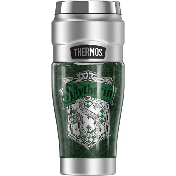 THERMOS Harry Potter Gryffindor House Crest STAINLESS KING Stainless Steel Travel Tumbler Vacuum insulated amp Double Wall 16oz16 oz Tumbler SLYTHERIN HOUSE CREST