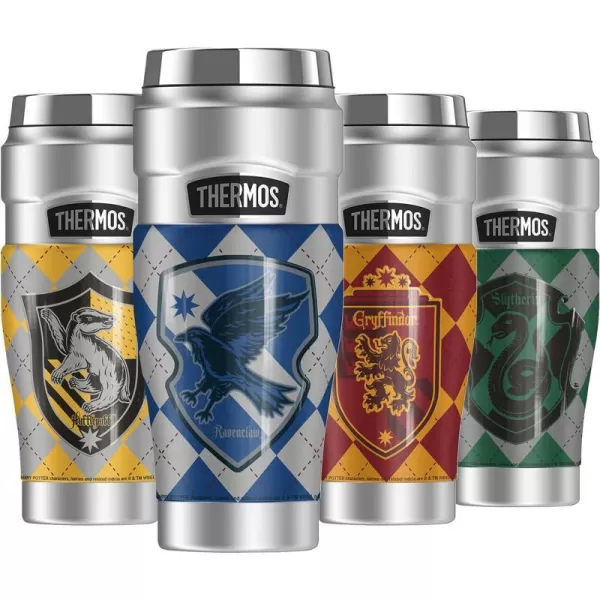 THERMOS Harry Potter Gryffindor Plaid Sigil STAINLESS KING Stainless Steel Travel Tumbler Vacuum insulated amp Double Wall 16oz1 Count Pack of 1 Ravenclaw Plaid