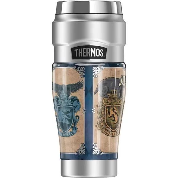 THERMOS Harry Potter Hogwarts Houses STAINLESS KING Stainless Steel Travel Tumbler Vacuum insulated amp Double Wall 16ozTHERMOS Harry Potter Hogwarts Houses STAINLESS KING Stainless Steel Travel Tumbler Vacuum insulated amp Double Wall 16oz