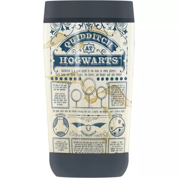 THERMOS Harry Potter MarauderS Map GUARDIAN COLLECTION Stainless Steel Travel Tumbler Vacuum insulated amp Double Wall 12 oz12 oz Tumbler QUIDDITCH RULES PATTERN