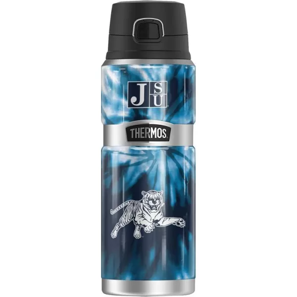 THERMOS Jackson State University OFFICIAL Camo STAINLESS KING Stainless Steel Drink Bottle Vacuum insulated amp Double Wall 24oz24 oz Bottle TIEDYE