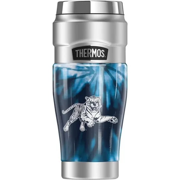 THERMOS Jackson State University OFFICIAL TieDye STAINLESS KING Stainless Steel Travel Tumbler Vacuum insulated amp Double Wall 16oz16 oz Tumbler TIEDYE