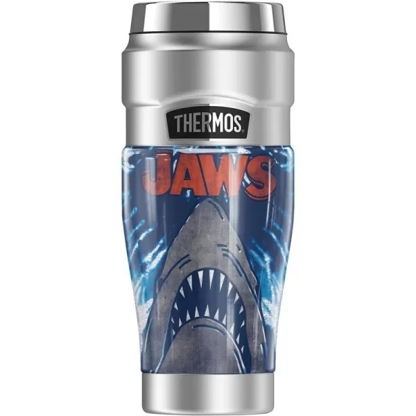 THERMOS Jaws Ocean Tie Dye STAINLESS KING Stainless Steel Travel Tumbler Vacuum insulated amp Double Wall 16ozTHERMOS Jaws Ocean Tie Dye STAINLESS KING Stainless Steel Travel Tumbler Vacuum insulated amp Double Wall 16oz