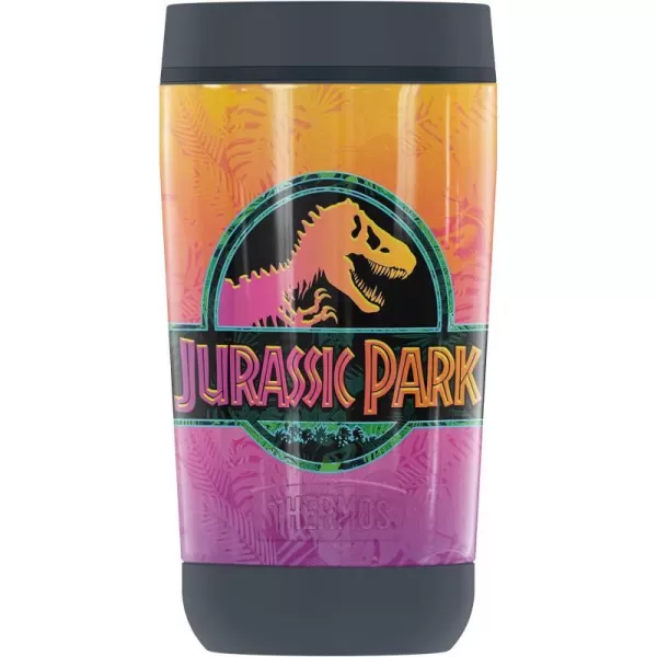 THERMOS Jurassic Park Neon Jungle Logo GUARDIAN COLLECTION Stainless Steel Travel Tumbler Vacuum insulated amp Double Wall 12 ozTHERMOS Jurassic Park Neon Jungle Logo GUARDIAN COLLECTION Stainless Steel Travel Tumbler Vacuum insulated amp Double Wall 12 oz