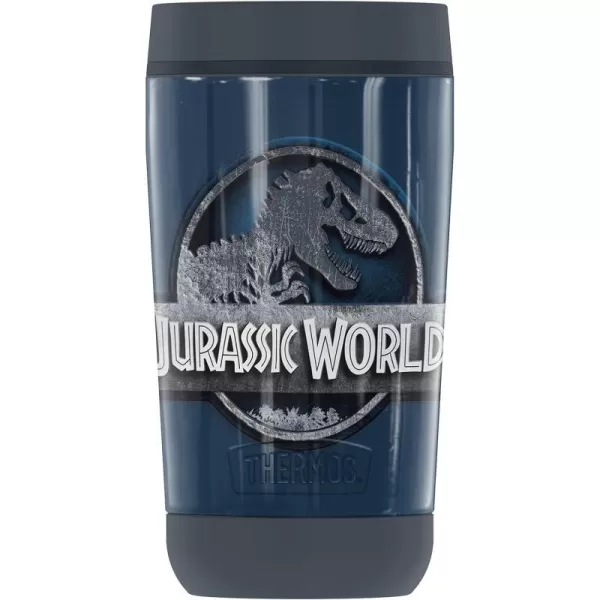 THERMOS Jurassic World Blue Metallic Logo GUARDIAN COLLECTION Stainless Steel Travel Tumbler Vacuum insulated amp Double Wall 12 ozTHERMOS Jurassic World Blue Metallic Logo GUARDIAN COLLECTION Stainless Steel Travel Tumbler Vacuum insulated amp Double Wall 12 oz