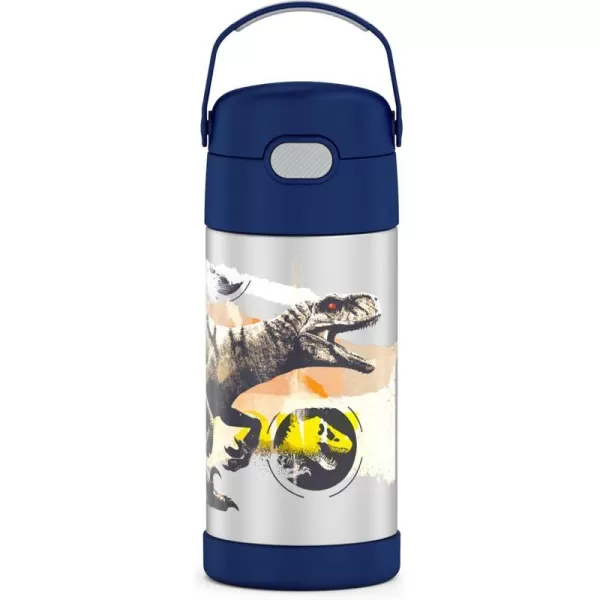 THERMOS Jurassic World Dominion FUNTAINER 12 Ounce Stainless Steel Vacuum Insulated Kids Straw BottleTHERMOS Jurassic World Dominion FUNTAINER 12 Ounce Stainless Steel Vacuum Insulated Kids Straw Bottle