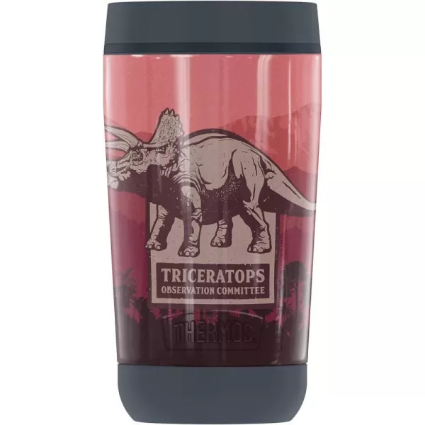 THERMOS Jurassic World TRex Mountain Encounter GUARDIAN COLLECTION Stainless Steel Travel Tumbler Vacuum insulated amp Double Wall 12 oz12 oz Tumbler TRICERATOPS OBSERVATION COMMITTEE