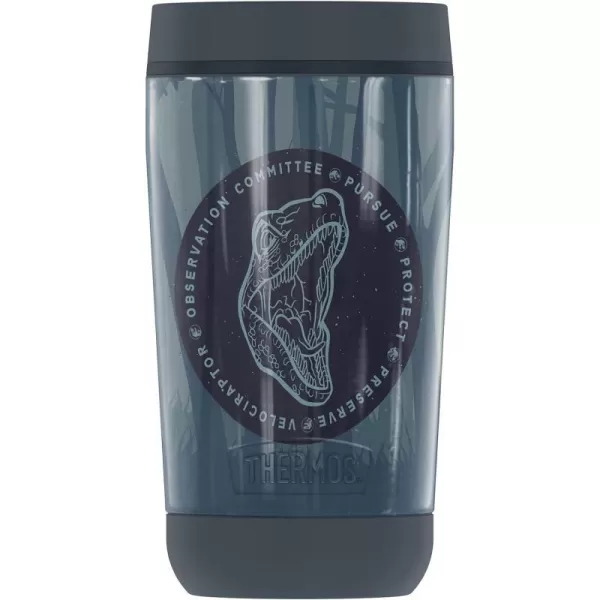 THERMOS Jurassic World TRex Mountain Encounter GUARDIAN COLLECTION Stainless Steel Travel Tumbler Vacuum insulated amp Double Wall 12 oz12 oz Tumbler RAPTOR COUNTRY