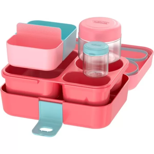 THERMOS Kids Freestyle Food Storage Lunch Kit BluePinkPeach