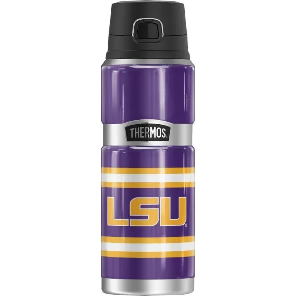 THERMOS LSU Classic Logo STAINLESS KING Stainless Steel Drink Bottle Vacuum insulated amp Double Wall 24ozTHERMOS LSU Classic Logo STAINLESS KING Stainless Steel Drink Bottle Vacuum insulated amp Double Wall 24oz