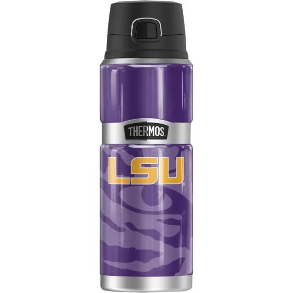 THERMOS LSU Tigers Eye of the Tiger STAINLESS KING Stainless Steel Drink Bottle Vacuum insulated amp Double Wall 24ozTHERMOS LSU Tigers Eye of the Tiger STAINLESS KING Stainless Steel Drink Bottle Vacuum insulated amp Double Wall 24oz