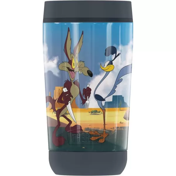 THERMOS Looney Tunes Daffy And Porky GUARDIAN COLLECTION Stainless Steel Travel Tumbler Vacuum insulated amp Double Wall 12 oz12 oz Tumbler ROAD RUNNER AND WILE E COYOTE