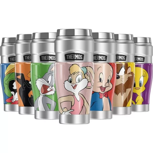 THERMOS Looney Tunes Lola Bunny STAINLESS KING Stainless Steel Travel Tumbler Vacuum insulated amp Double Wall 16oz1 Count Pack of 1 LOLA BUNNY