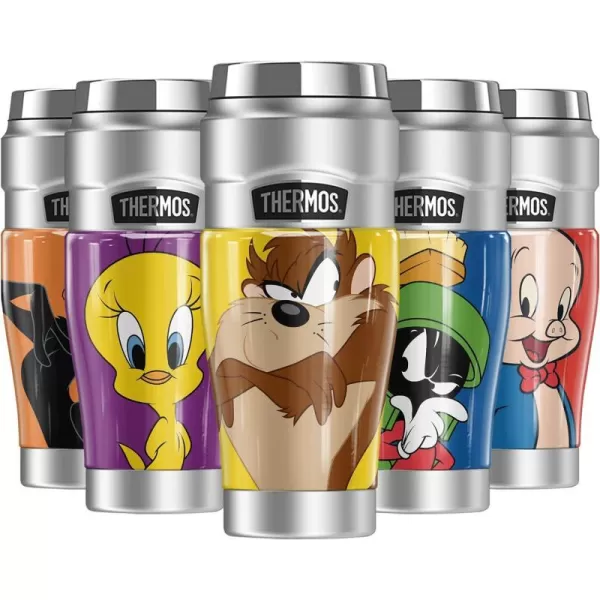 THERMOS Looney Tunes Lola Bunny STAINLESS KING Stainless Steel Travel Tumbler Vacuum insulated amp Double Wall 16oz1 Count Pack of 1 Taz