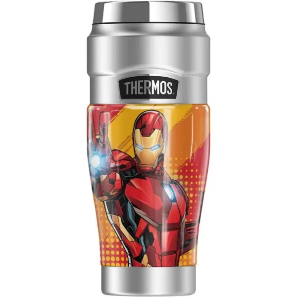 THERMOS MARVEL  Hulk Incredible STAINLESS KING Stainless Steel Travel Tumbler Vacuum insulated amp Double Wall 16oz1 Count Pack of 1 INVINCIBLE