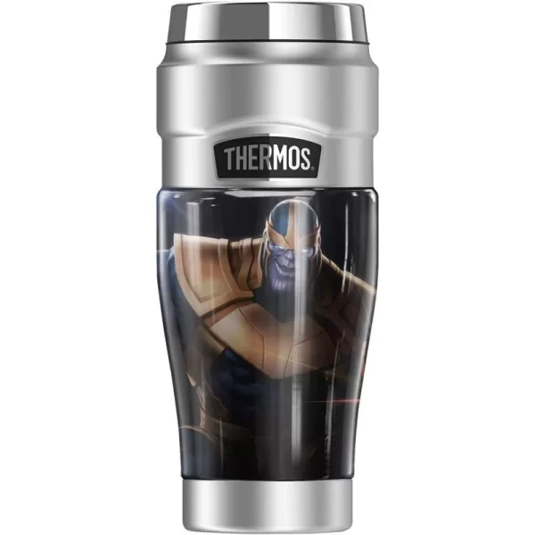 THERMOS MARVEL  Thanos Galaxy The Avengers STAINLESS KING Stainless Steel Travel Tumbler Vacuum insulated amp Double Wall 16oz16 oz Tumbler Thanos Galaxy