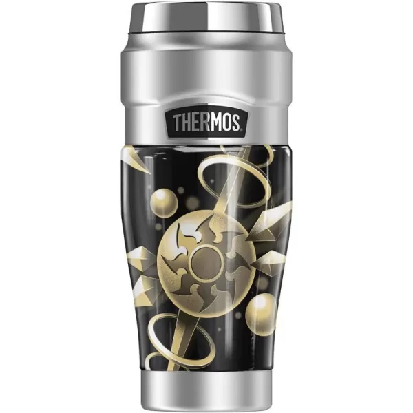 THERMOS Magic The Gathering Red Mana Stylized STAINLESS KING Stainless Steel Travel Tumbler Vacuum insulated amp Double Wall 16oz16 oz Tumbler WHITE MANA STYLIZED