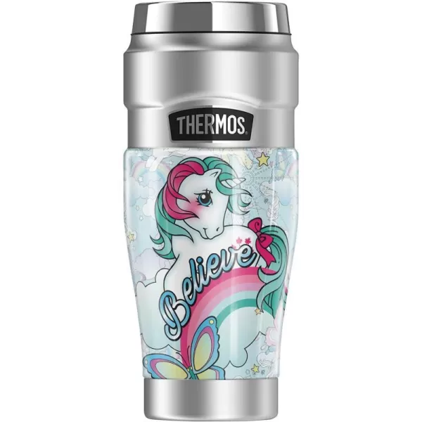 THERMOS My Little Pony Retro Believe In Dreams STAINLESS KING Stainless Steel Travel Tumbler Vacuum insulated amp Double Wall 16ozTHERMOS My Little Pony Retro Believe In Dreams STAINLESS KING Stainless Steel Travel Tumbler Vacuum insulated amp Double Wall 16oz