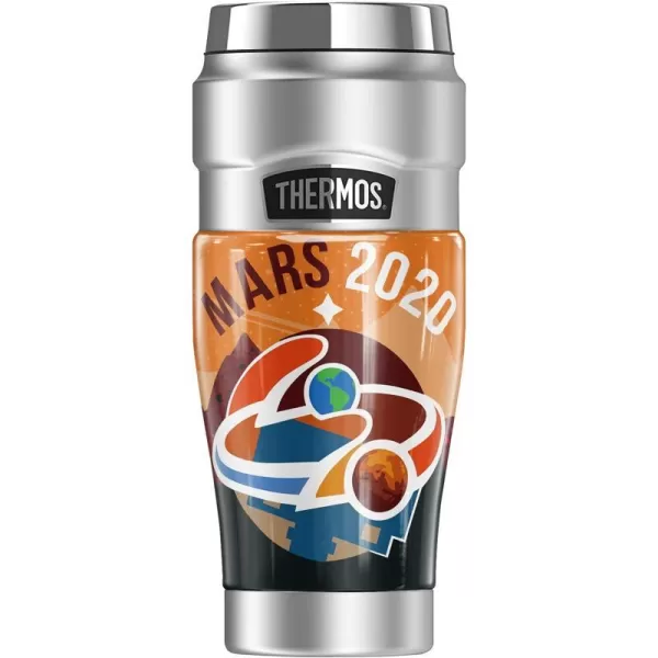 THERMOS Nasa Mars 2020 Red Planet STAINLESS KING Stainless Steel Travel Tumbler Vacuum insulated amp Double Wall 16oz16 oz Tumbler MARS 2020 RED PLANET