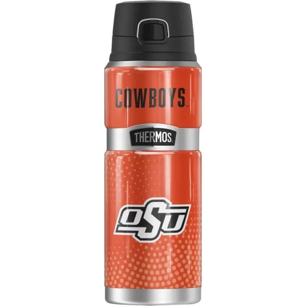 THERMOS Oklahoma State University Official Camo STAINLESS KING Stainless Steel Drink Bottle Vacuum insulated amp Double Wall 24oz24 oz Bottle RADIAL DOTS