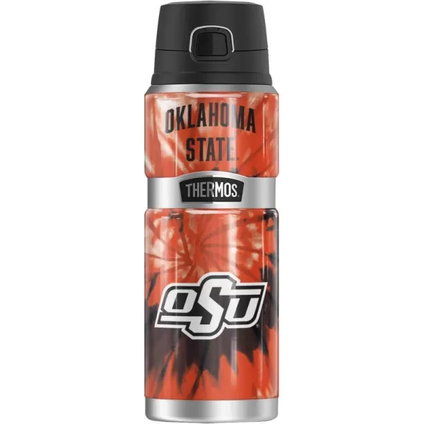 THERMOS Oklahoma State University Official Camo STAINLESS KING Stainless Steel Drink Bottle Vacuum insulated amp Double Wall 24oz24 oz Bottle TIEDYE