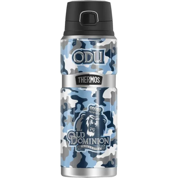 THERMOS Old Dominion University OFFICIAL Camo STAINLESS KING Stainless Steel Drink Bottle Vacuum insulated amp Double Wall 24oz24 oz Bottle Camo