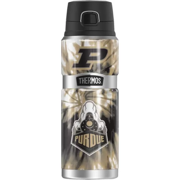 THERMOS Purdue University Camo STAINLESS KING Stainless Steel Drink Bottle Vacuum insulated amp Double Wall 24oz24 oz Bottle TIEDYE