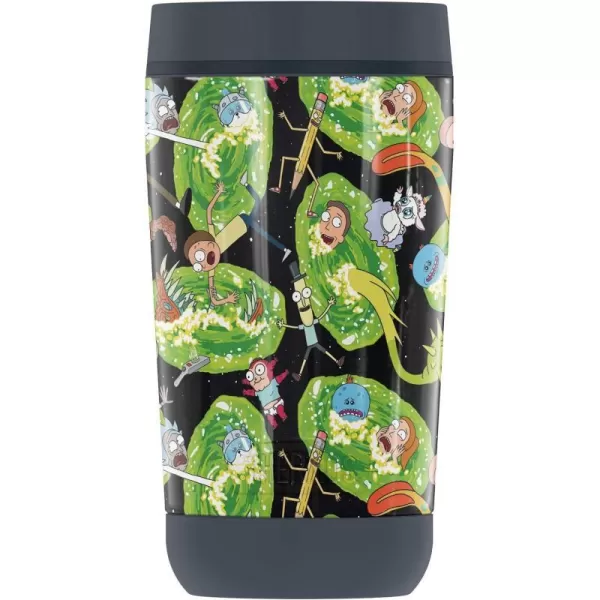 THERMOS Rick and Morty Portal Mayhem GUARDIAN COLLECTION Stainless Steel Travel Tumbler Vacuum insulated amp Double Wall 12 oz12 oz Tumbler PORTAL MAYHEM