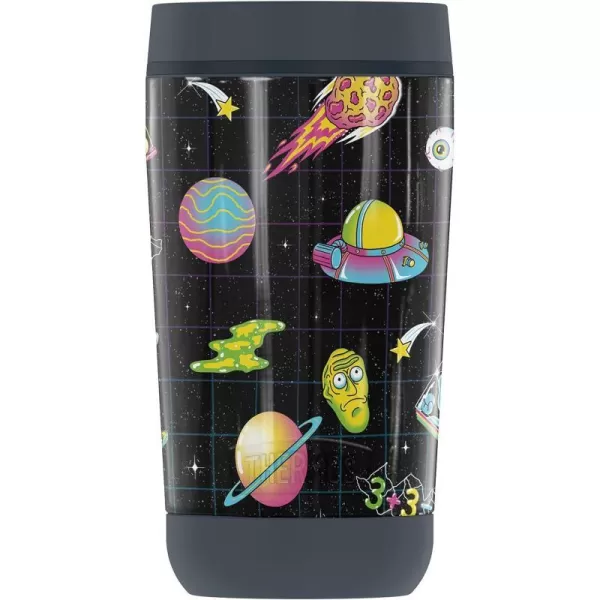 THERMOS Rick and Morty Portal Mayhem GUARDIAN COLLECTION Stainless Steel Travel Tumbler Vacuum insulated amp Double Wall 12 oz12 oz Tumbler RETRO GRID PATTERN