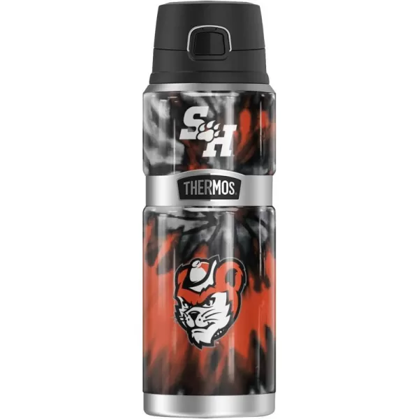 THERMOS SAM HOUSTON STATE UNIVERSITY OFFICIAL Radial Dots STAINLESS KING Stainless Steel Drink Bottle Vacuum insulated amp Double Wall 24oz24 oz Bottle TIEDYE