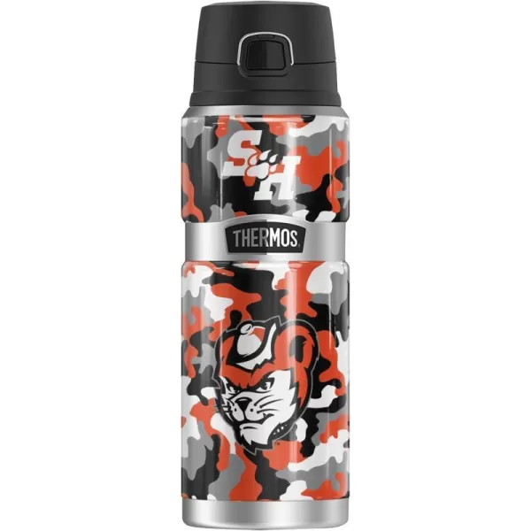 THERMOS SAM HOUSTON STATE UNIVERSITY OFFICIAL Radial Dots STAINLESS KING Stainless Steel Drink Bottle Vacuum insulated amp Double Wall 24oz24 oz Bottle Camo