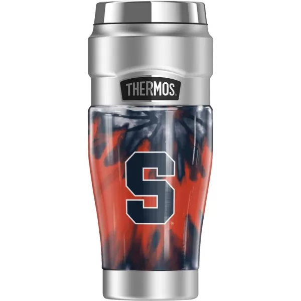 THERMOS SYRACUSE UNIVERSITY OFFICIAL TieDye STAINLESS KING Stainless Steel Travel Tumbler Vacuum insulated ampamp Double Wall 16oz