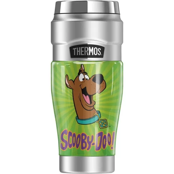 THERMOS ScoobyDoo Tie Dye STAINLESS KING Stainless Steel Travel Tumbler Vacuum insulated amp Double Wall 16oz16 oz Tumbler Burst