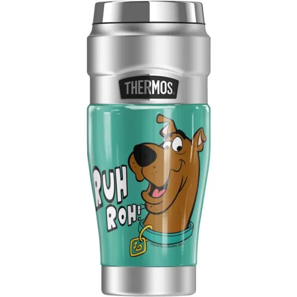 THERMOS ScoobyDoo Tie Dye STAINLESS KING Stainless Steel Travel Tumbler Vacuum insulated amp Double Wall 16oz16 oz Tumbler Ruh Roh