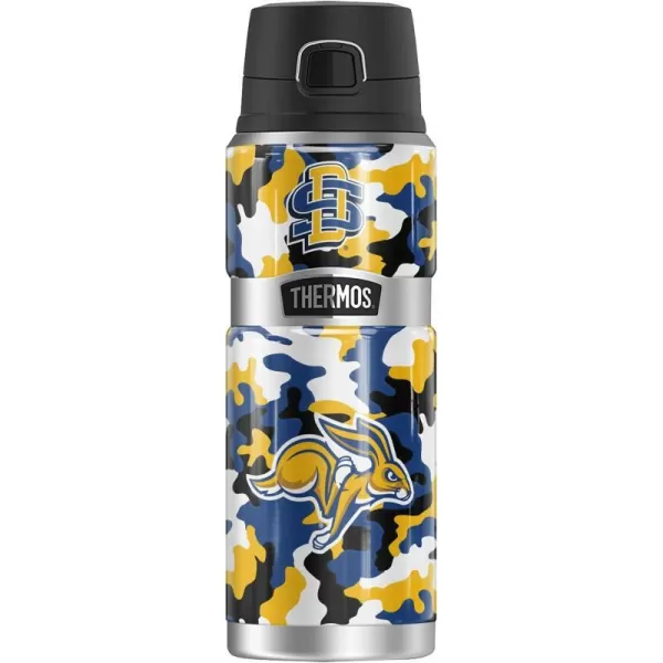 THERMOS South Dakota State University OFFICIAL TieDye STAINLESS KING Stainless Steel Drink Bottle Vacuum insulated amp Double Wall 24oz24 oz Bottle Camo