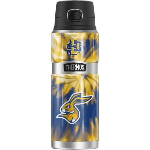 THERMOS South Dakota State University OFFICIAL TieDye STAINLESS KING Stainless Steel Drink Bottle Vacuum insulated amp Double Wall 24oz24 oz Bottle TIEDYE