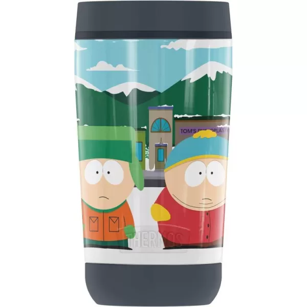 THERMOS South Park Cartman Stan Kyle Kenny Town Pose GUARDIAN COLLECTION Stainless Steel Travel Tumbler Vacuum insulated amp Double Wall 12 oz12 oz Tumbler CARTMAN STAN KYLE KENNY TOWN POSE